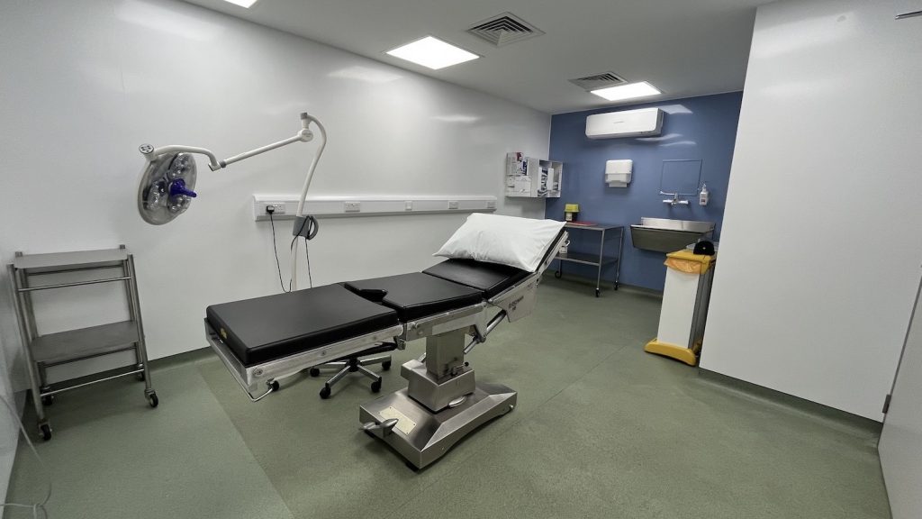 private consulting rooms and minor outpatient theatre suite